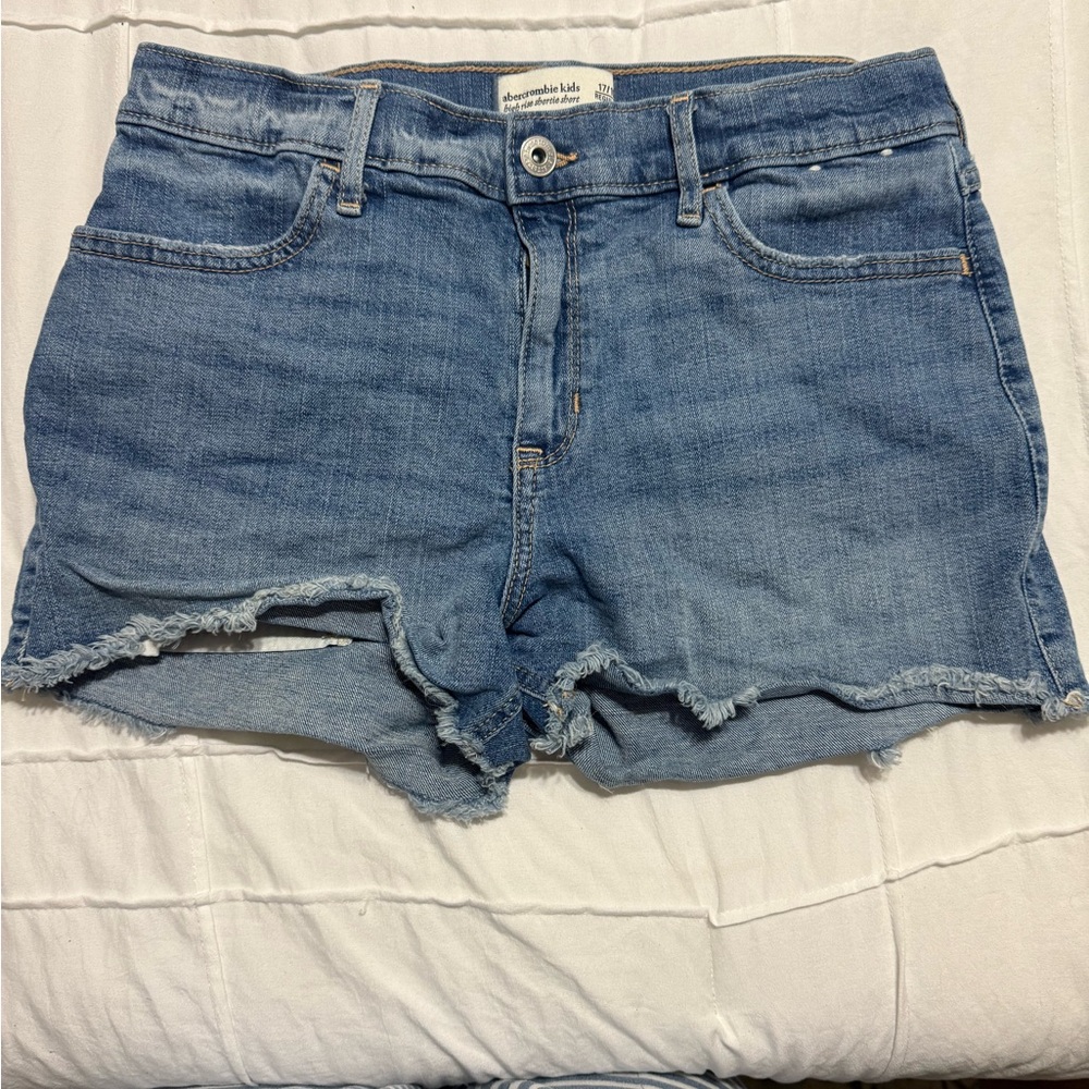 Abercrombie Kids Blue Jean Shorts